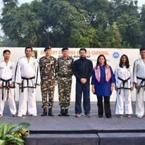 Team with officials